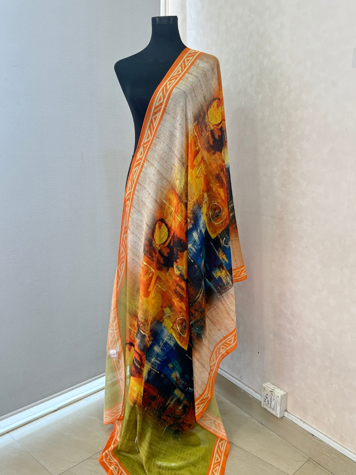 Printed Chanderi Dupatta