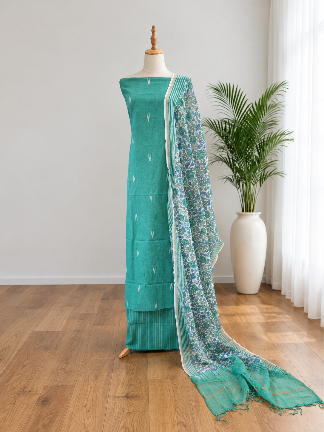 Unstitched Churidar set
