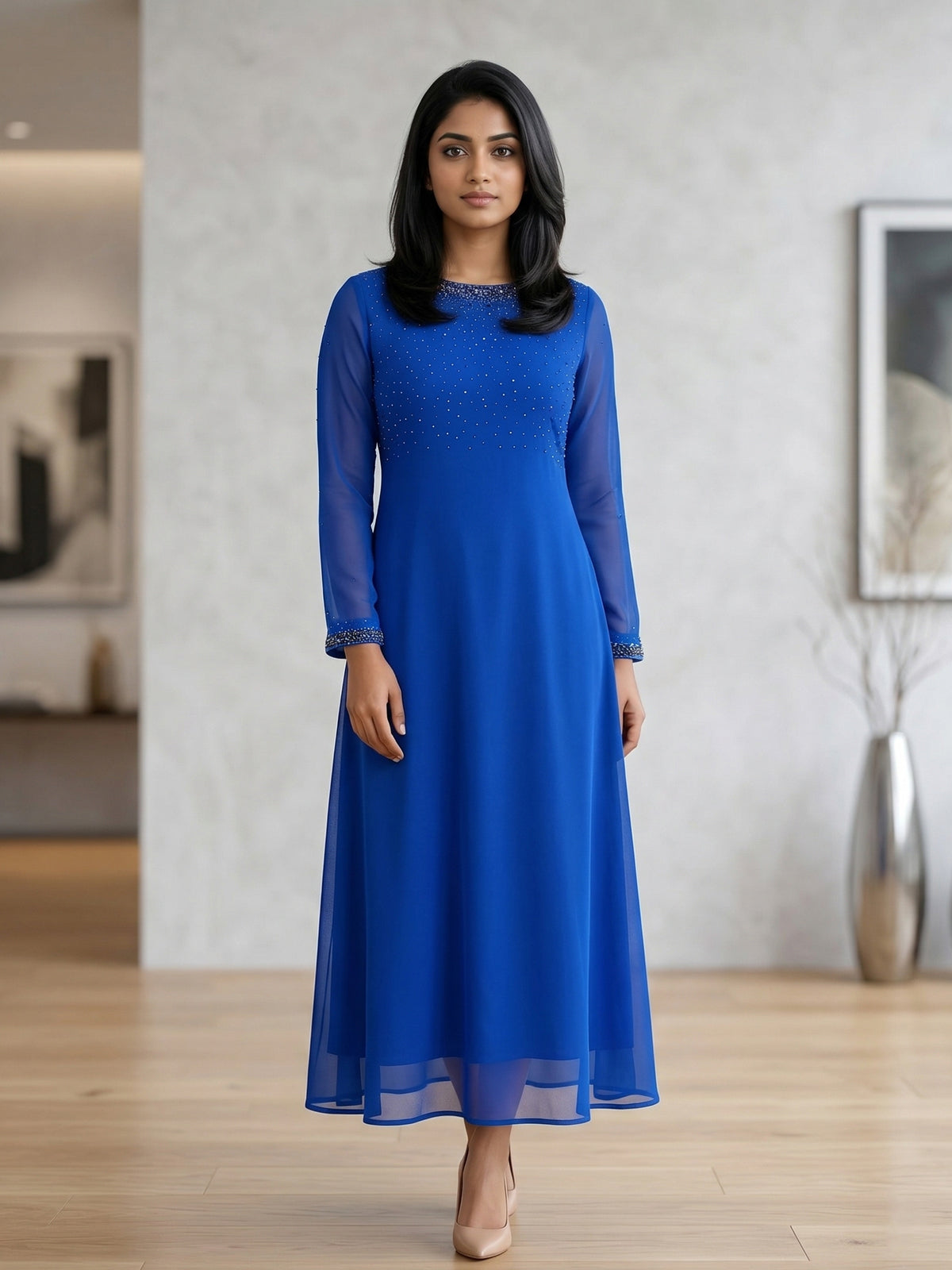 Premium Designer Georgette Gown