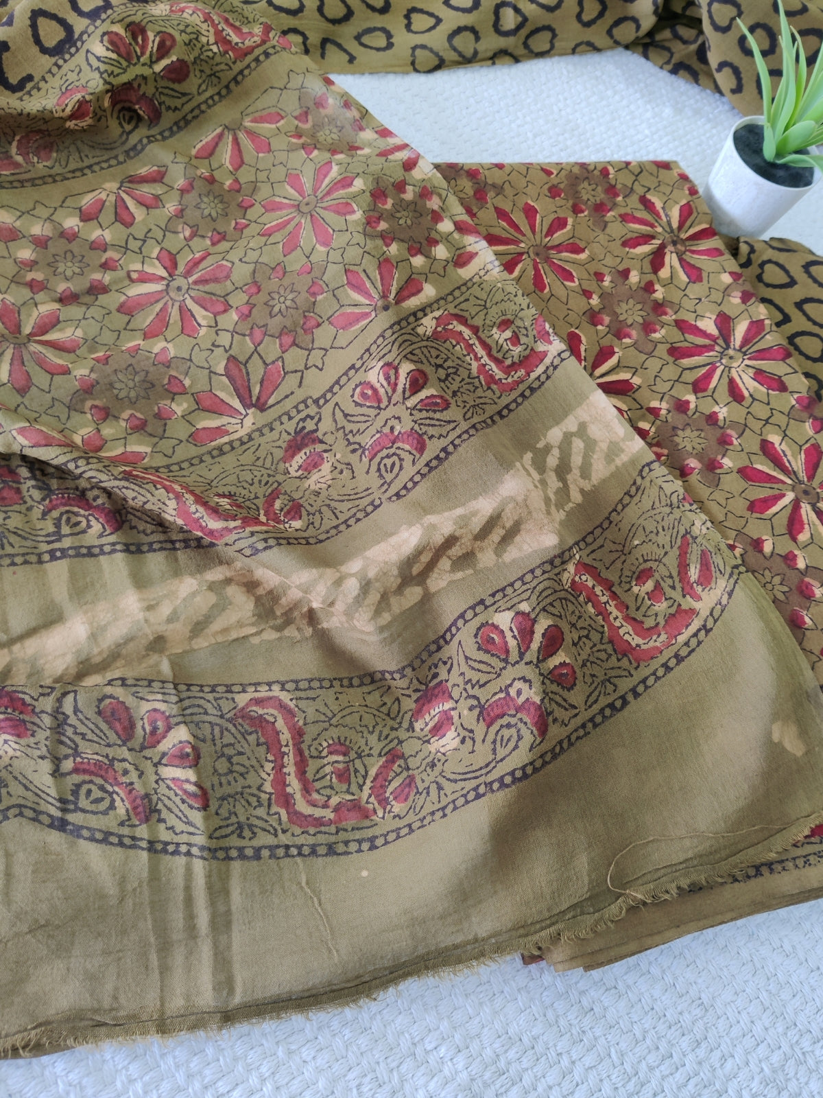 Cotton Unstitched Salwar Suit