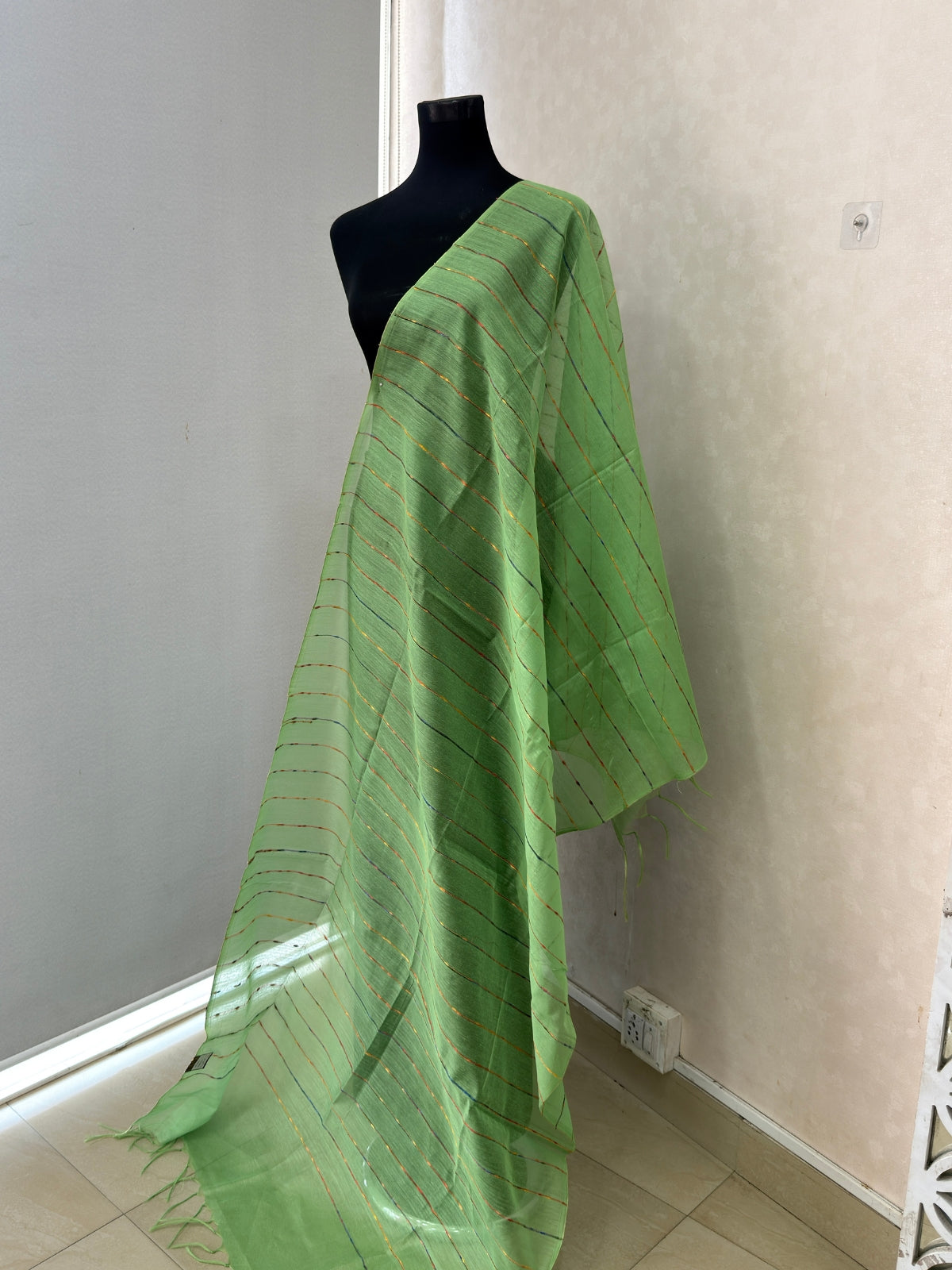 Chanderi Thread weaving Dupatta