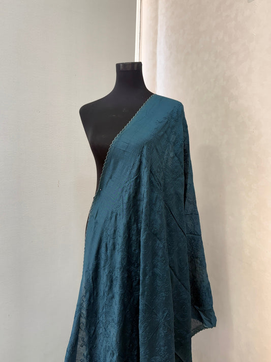 Chanderi  thread weaving Dupatta