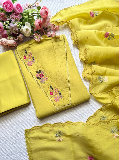 Unstitched Churidar set