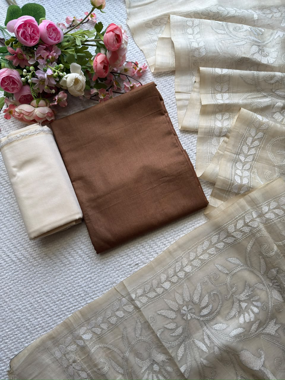 Unstitched Churidar set