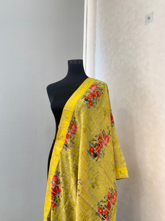 Chanderi Designer Duppatta