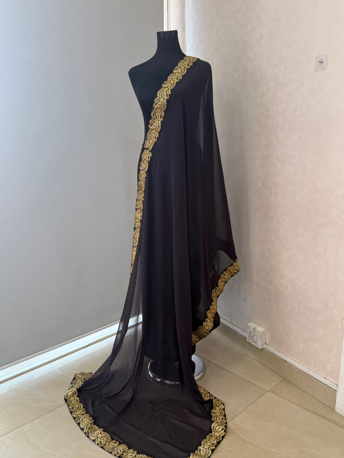 Stone Worked Dupatta