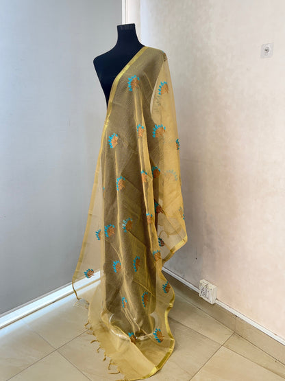 Theard Embroidery worked Dupatta