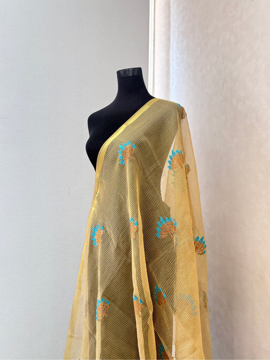 Theard Embroidery worked Dupatta