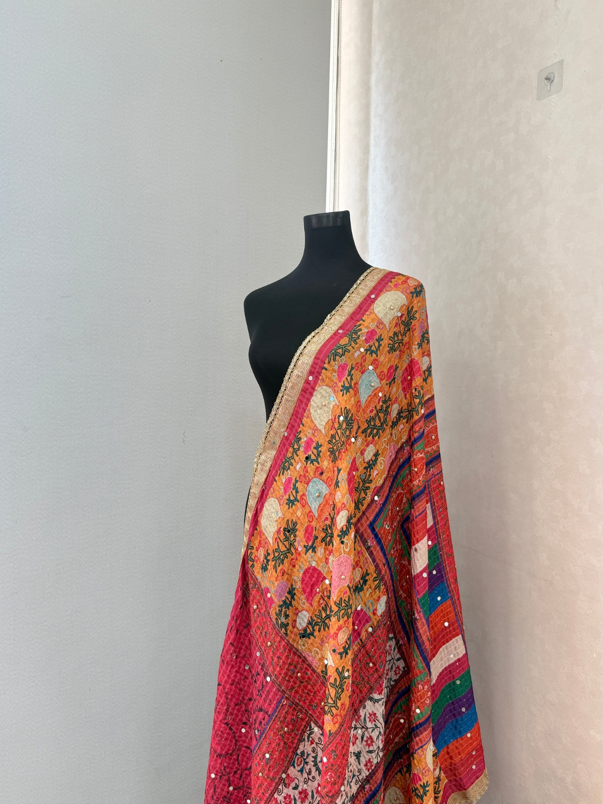 Printed Chanderi Designer Duppatta