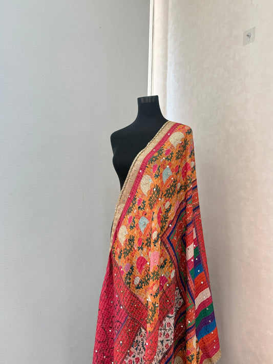Printed Chanderi Designer Duppatta