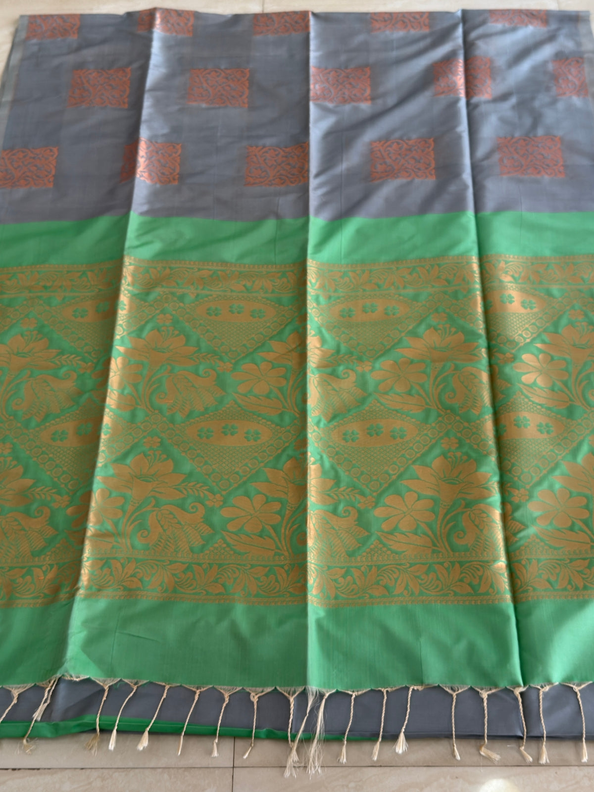 Semi Silk Brocade Butta