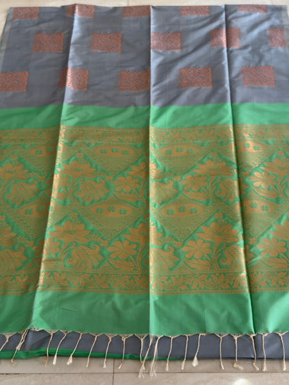 Semi Silk Brocade Butta