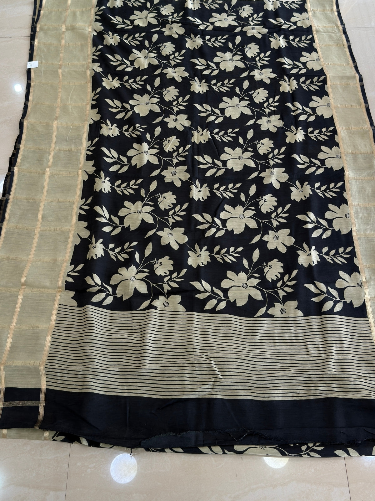 Printed Chanderi Silk Saree