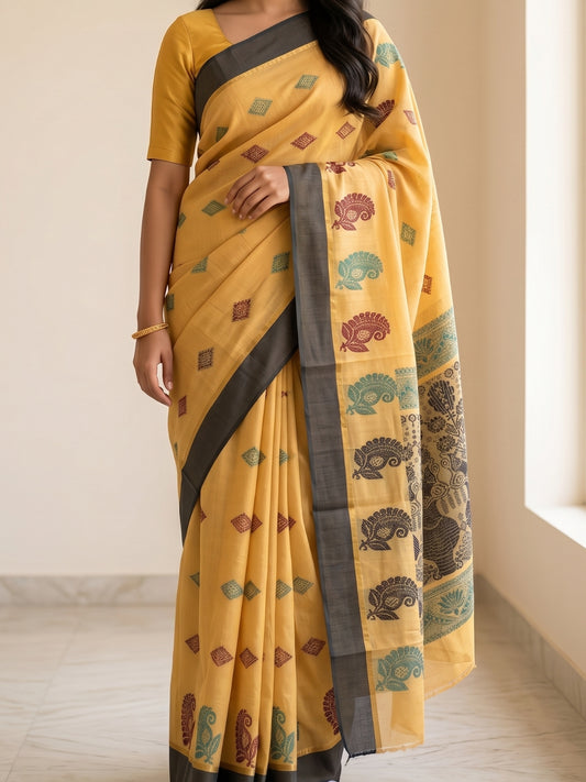 Pure Kanchi Cotton Saree