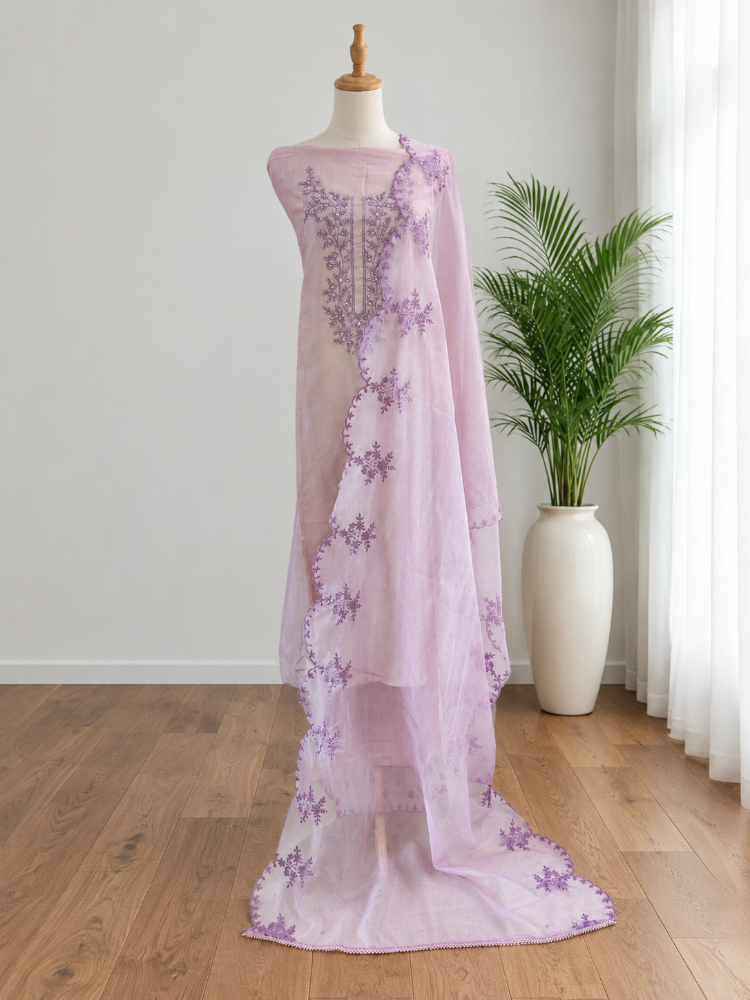 Unstitched Churidar set
