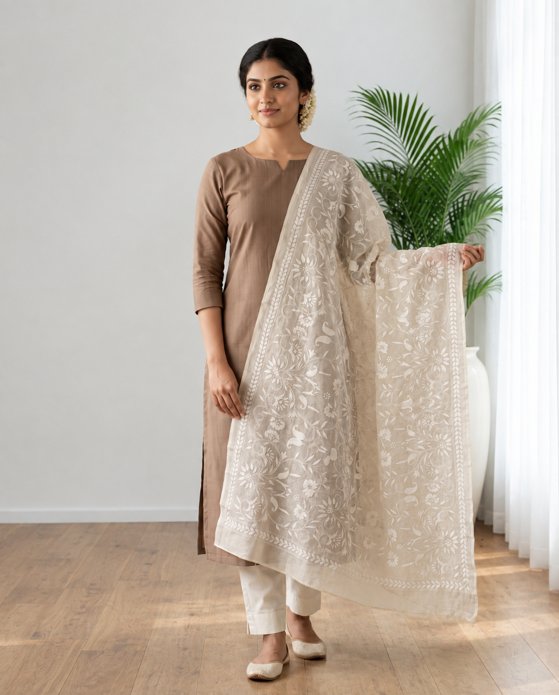 Unstitched Churidar set
