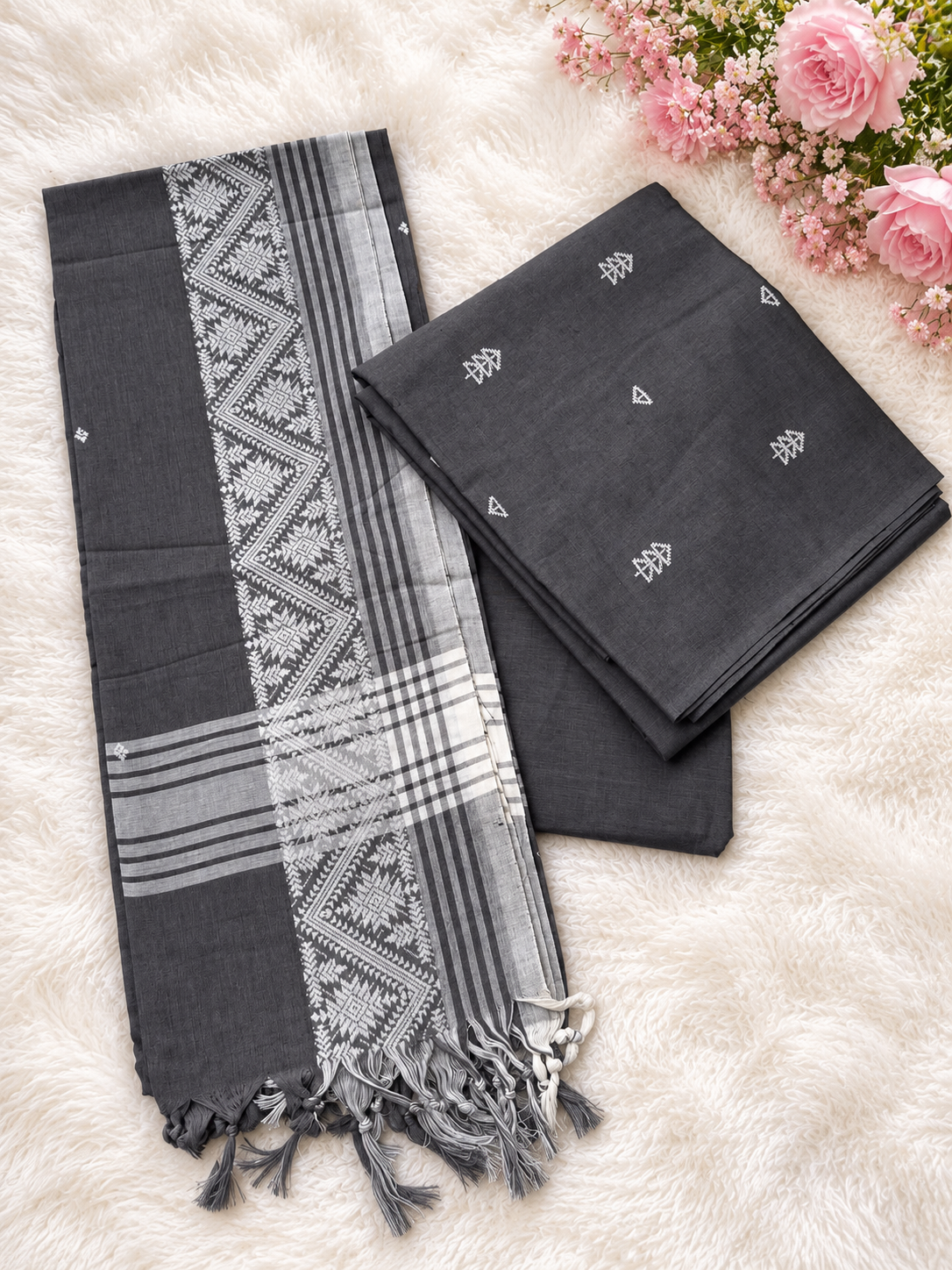 Cotton jamdhani suits