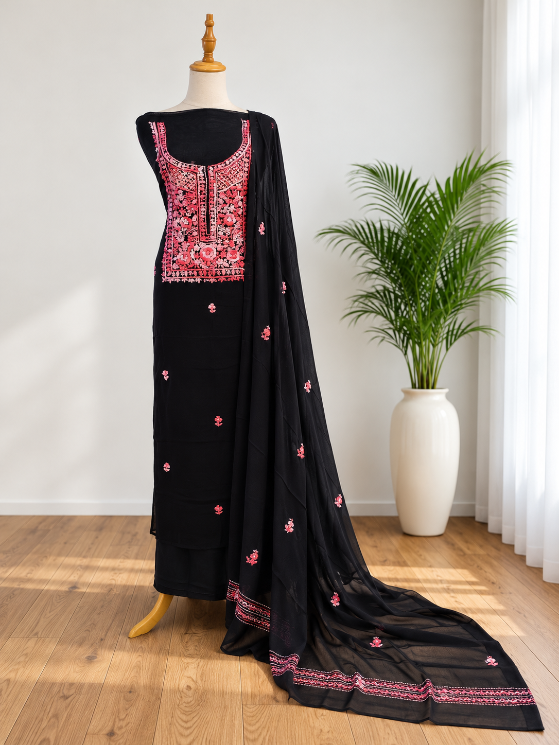 Unstitched Churidar set