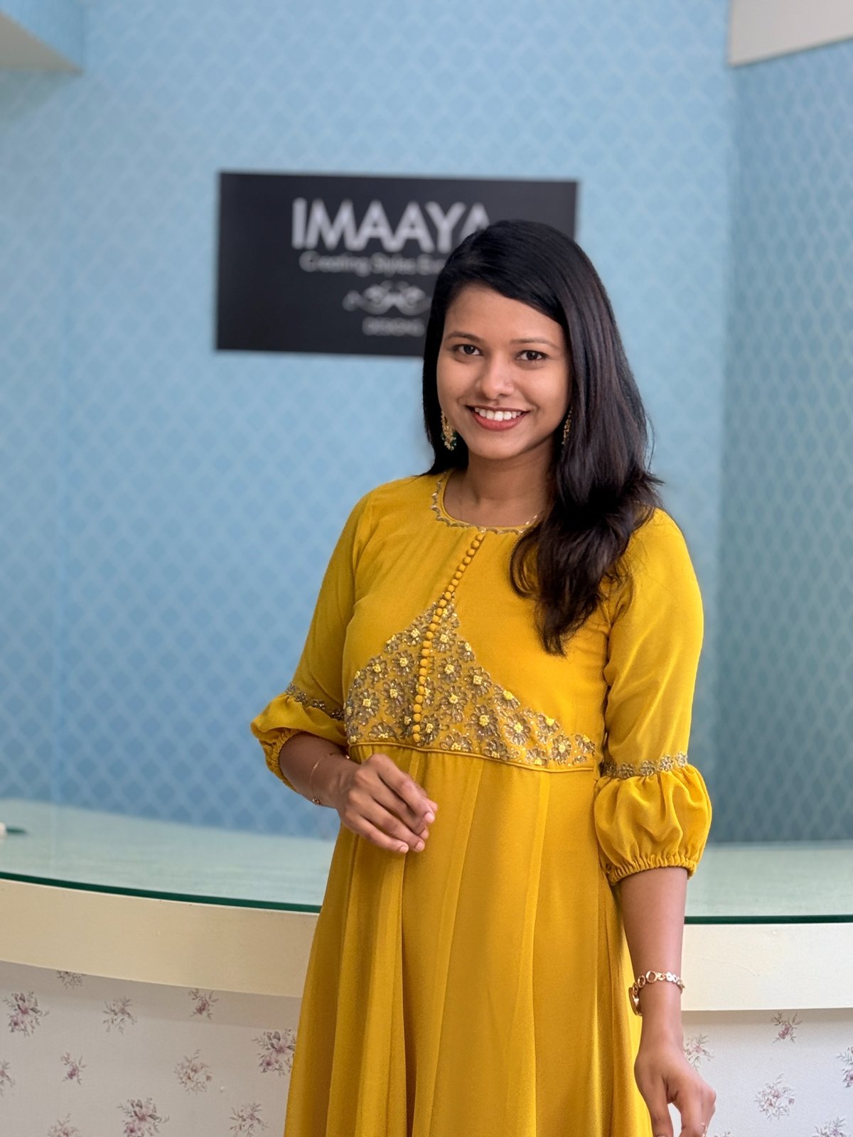 Embroidered Anarkali  Gown