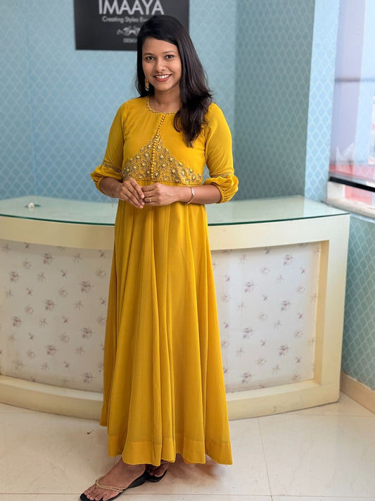 Embroidered Anarkali  Gown