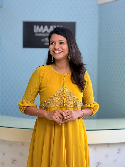 Embroidered Anarkali  Gown