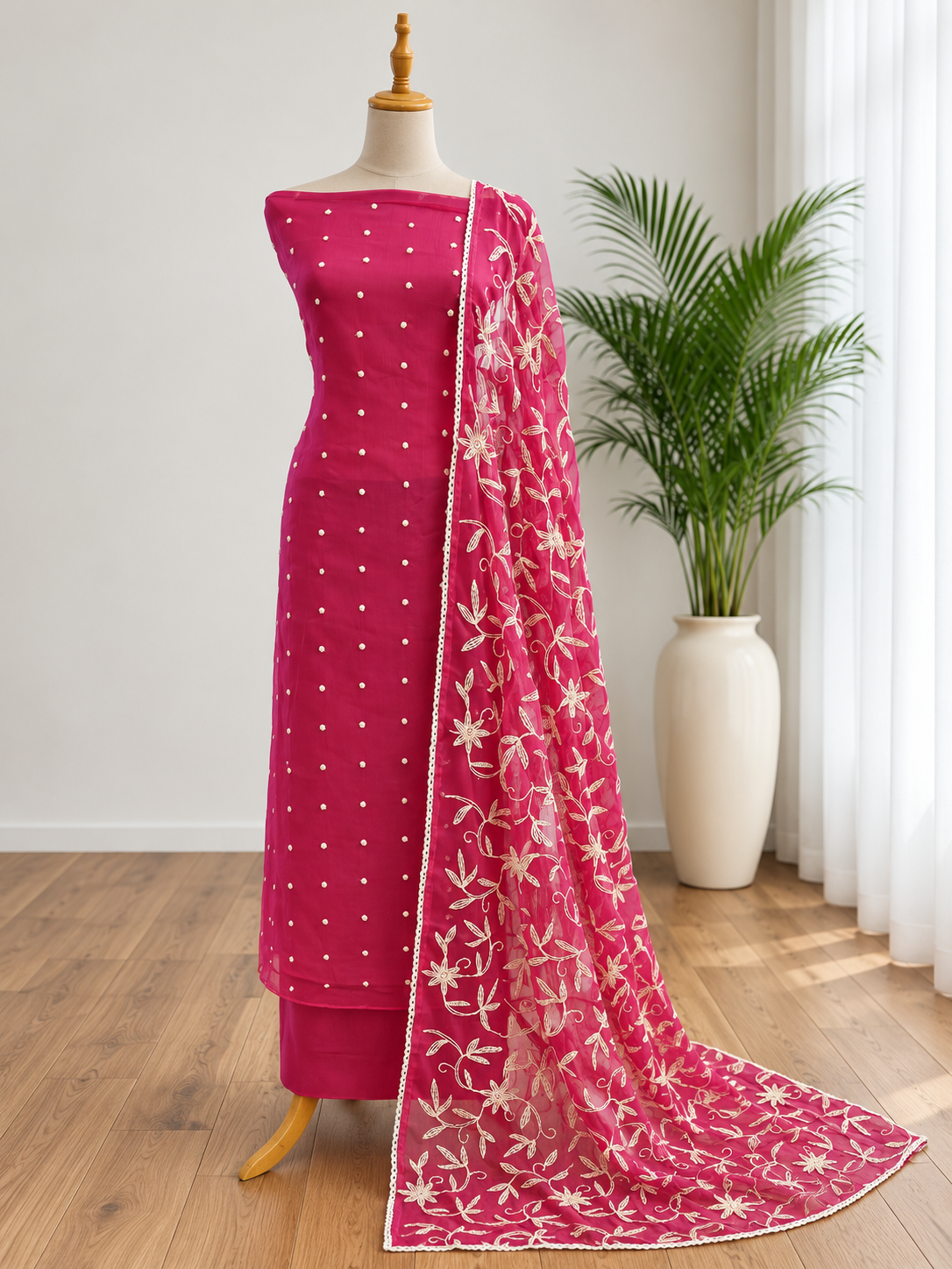 Unstitched Churidar set