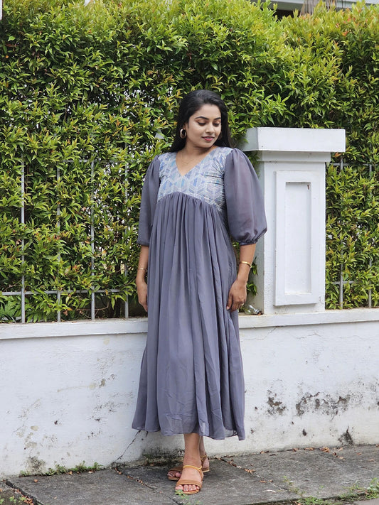 Partywear Alia cut gown