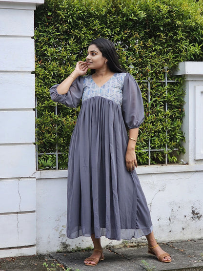 Partywear Alia cut gown
