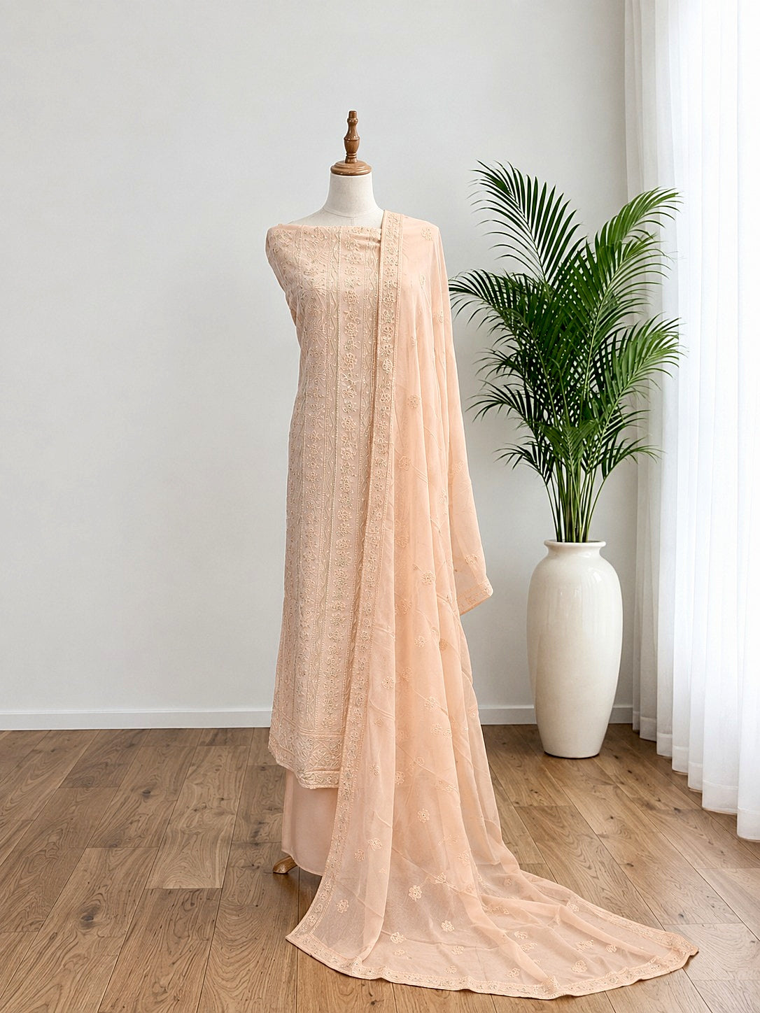 Unstitched Churidar set