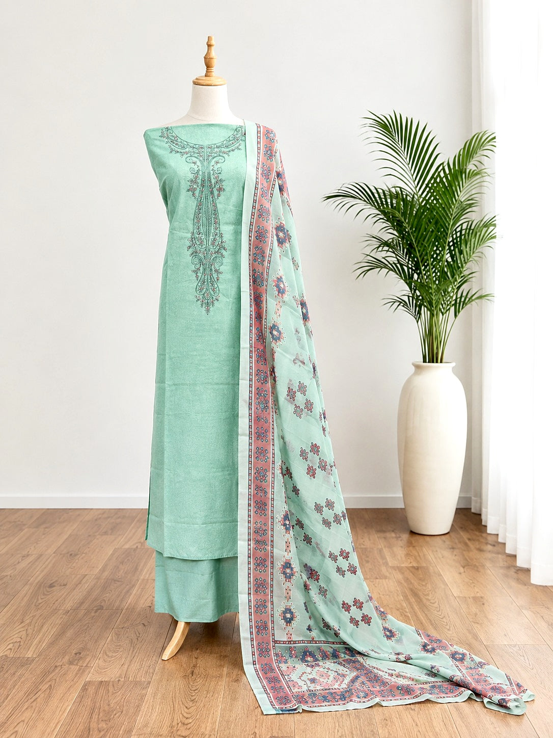 Unstitched Churidar set