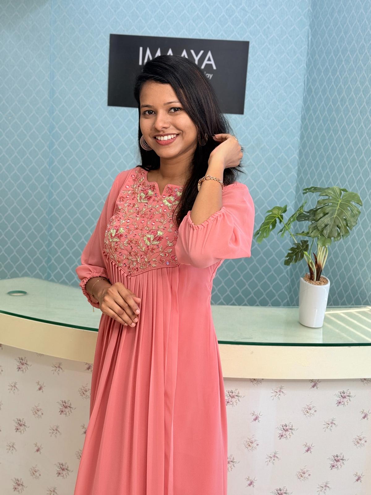 Rosemist Handcrafted Gown