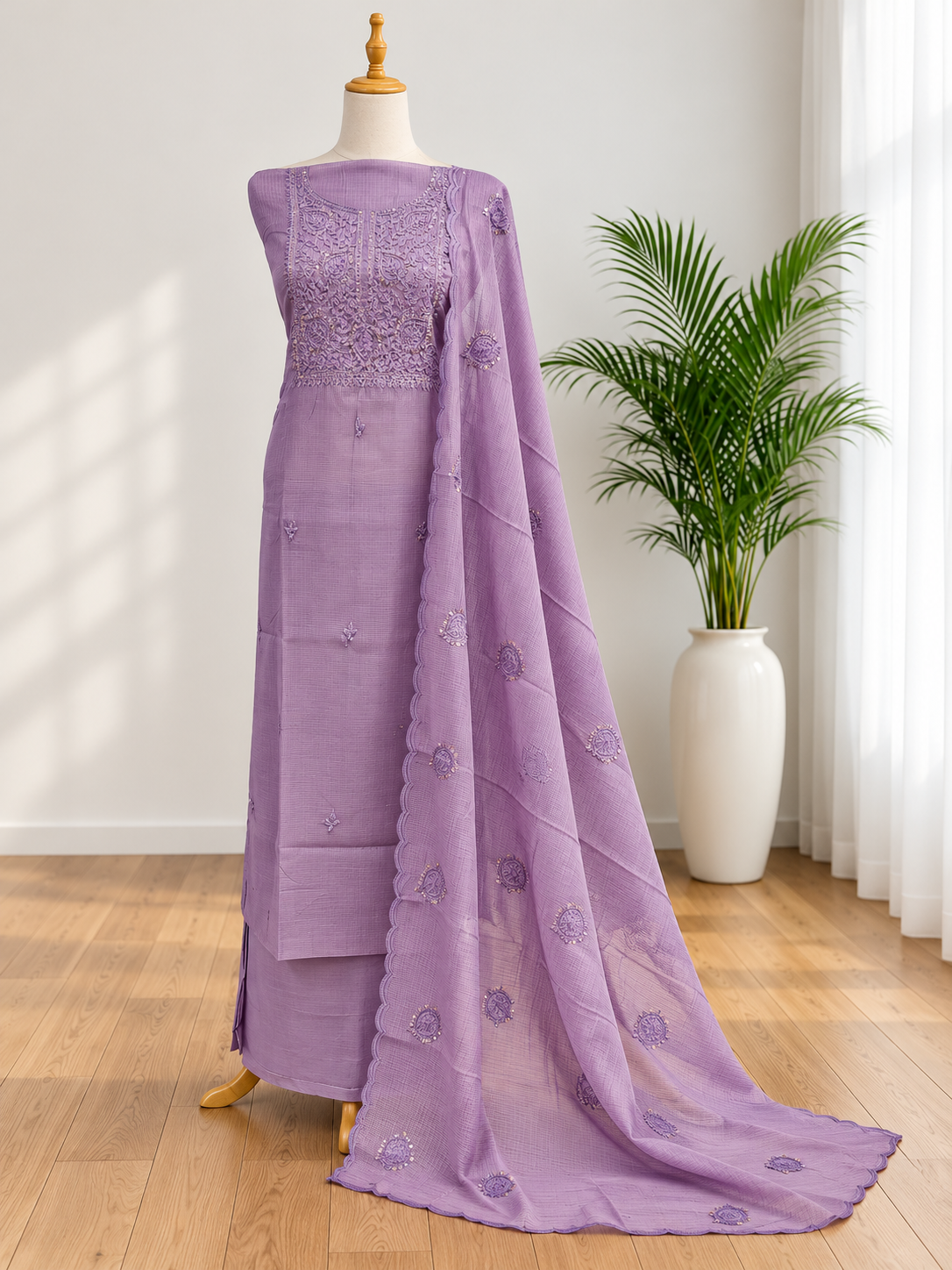 Unstitched Churidar set