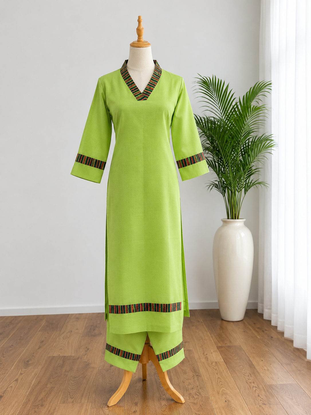 Pure Handloom Cotton Co-ord Set