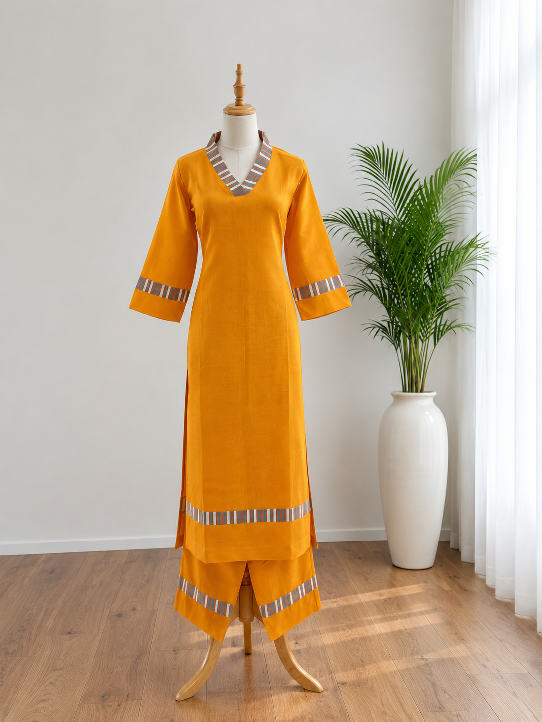 Pure Handloom Cotton Co-ord Set