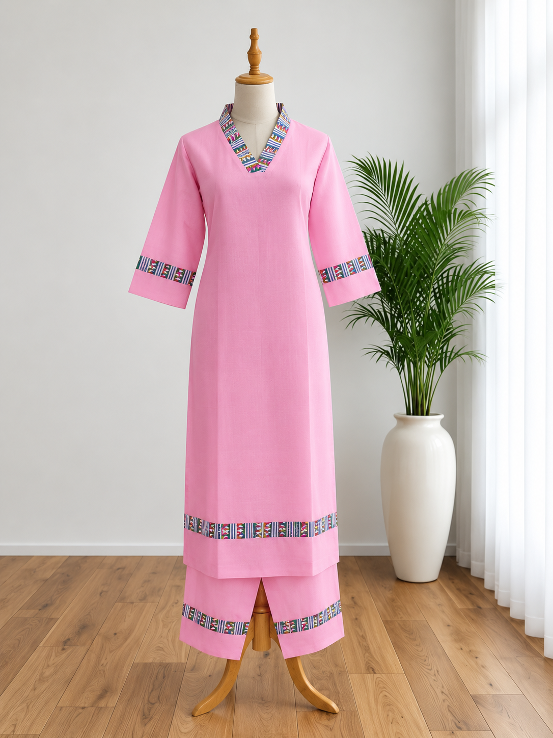 Pure Handloom Cotton Co-ord Set