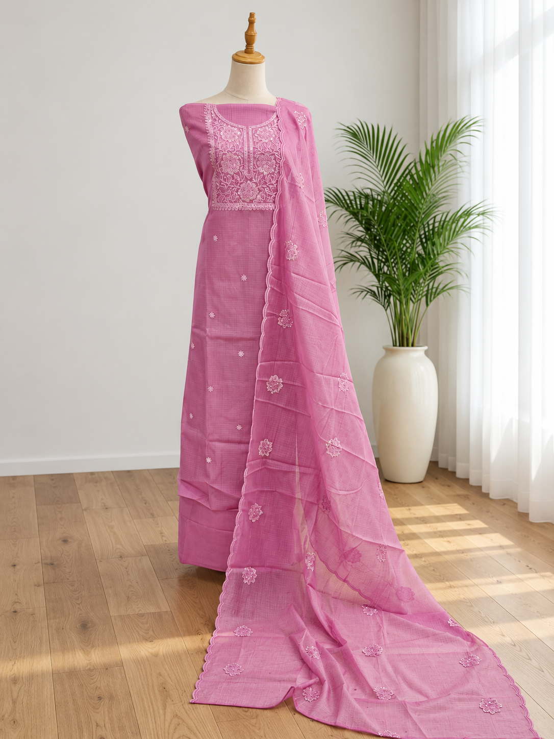 Unstitched Churidar set
