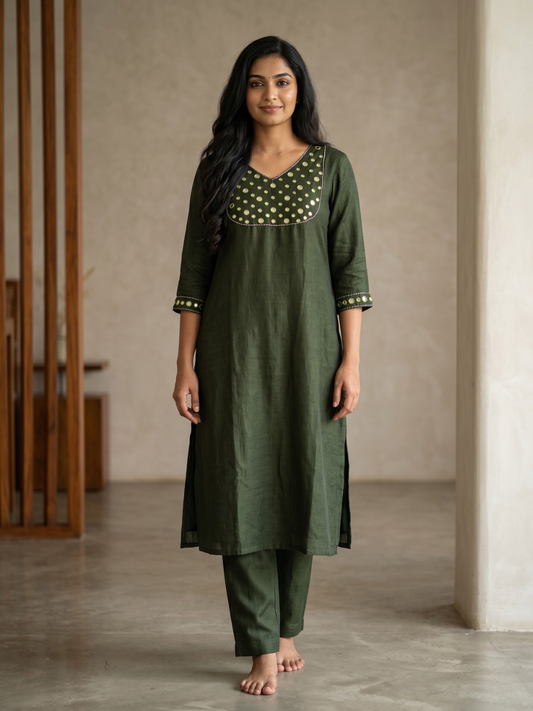 A-Line Staright cut kurta