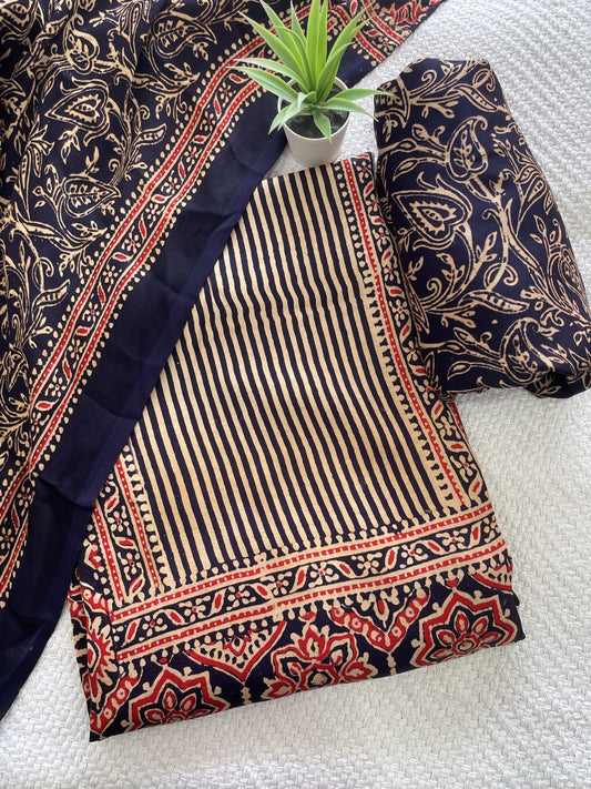 Modal Printed unstitched Salwar Suit