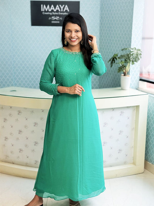 Premium Designer Georgette Gown