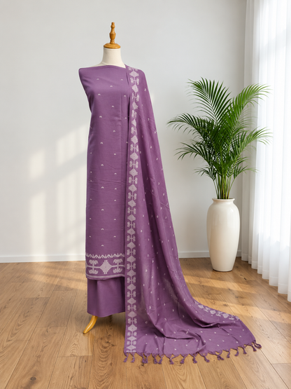 Cotton jamdhani suits