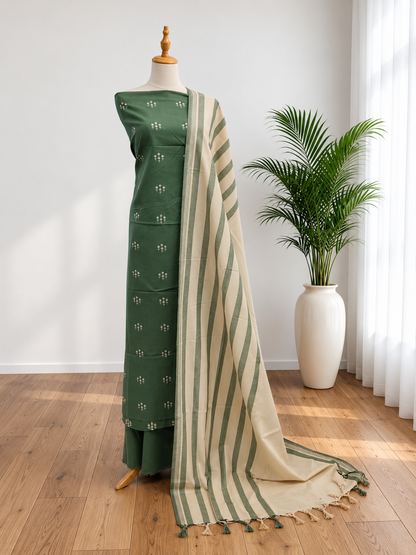 Cotton jamdhani suits
