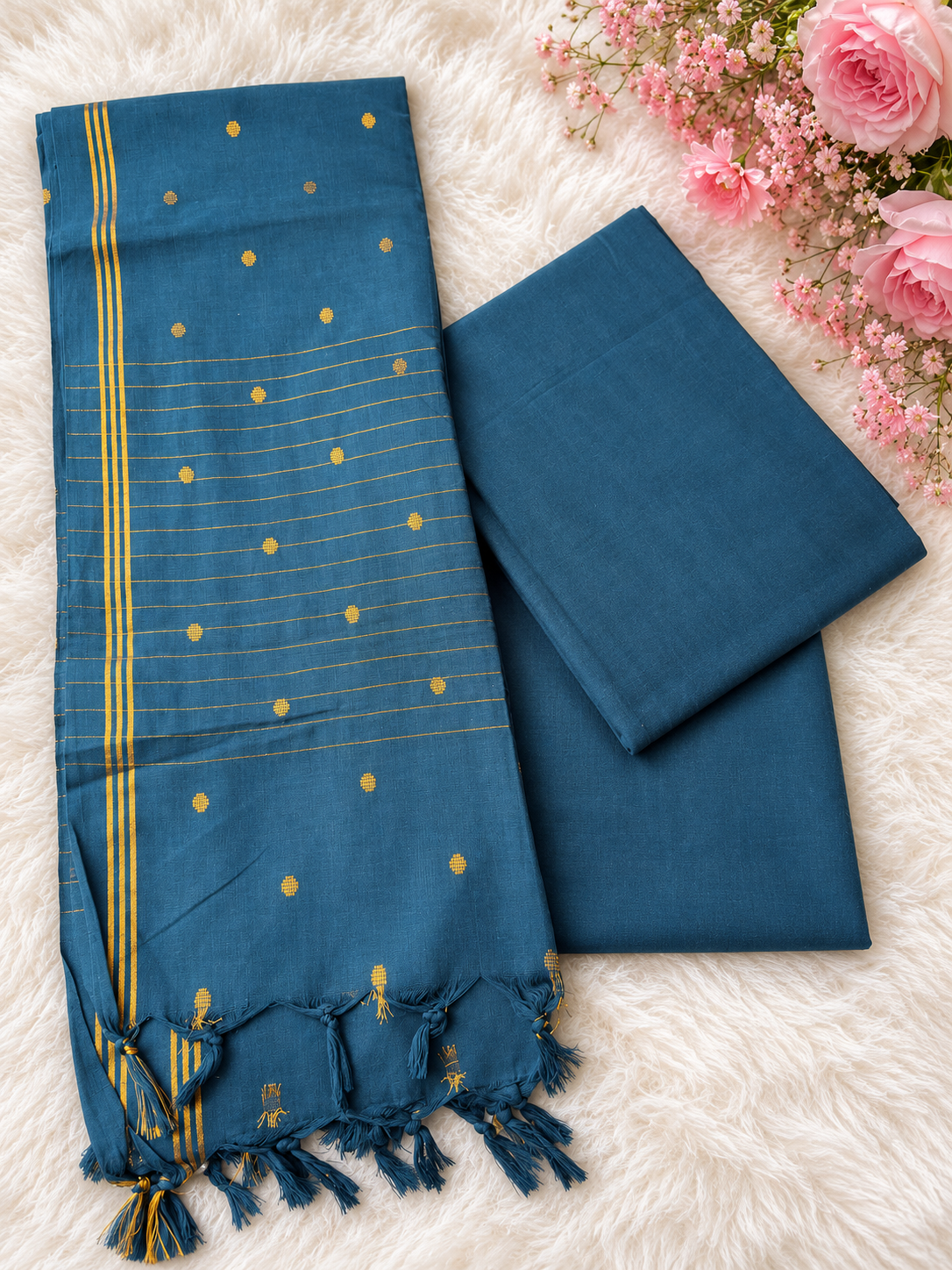 Cotton jamdhani suits