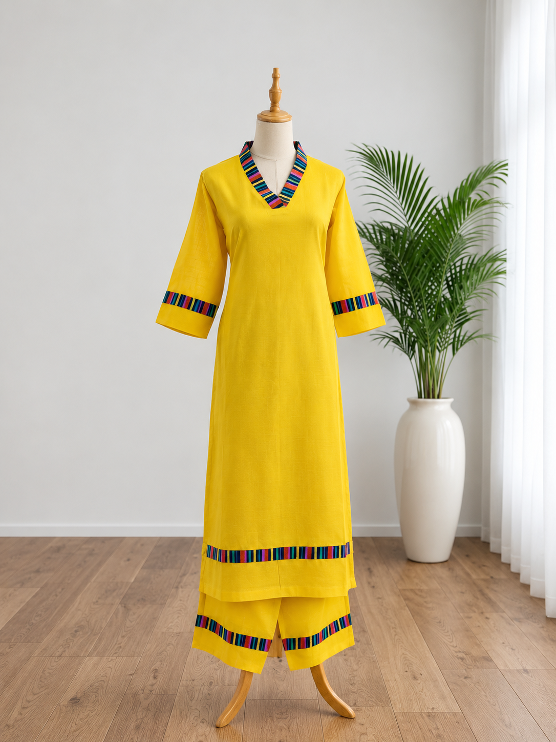 Pure Handloom Cotton Co-ord Set