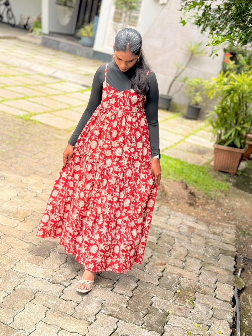 Layered Floral Frock
