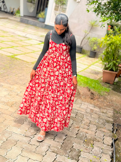 Layered Floral Frock