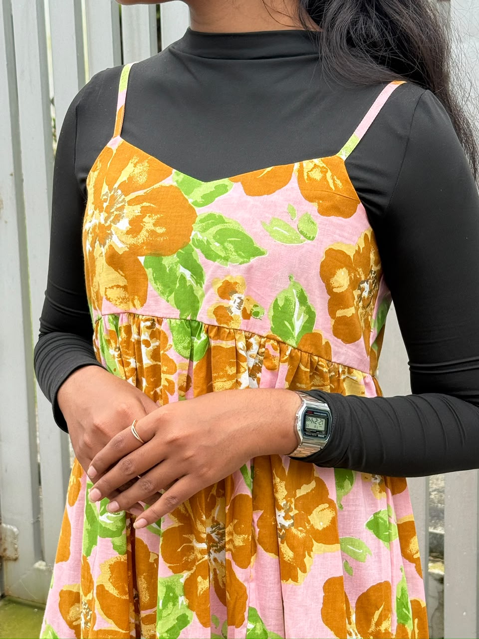 Layered Floral Frock