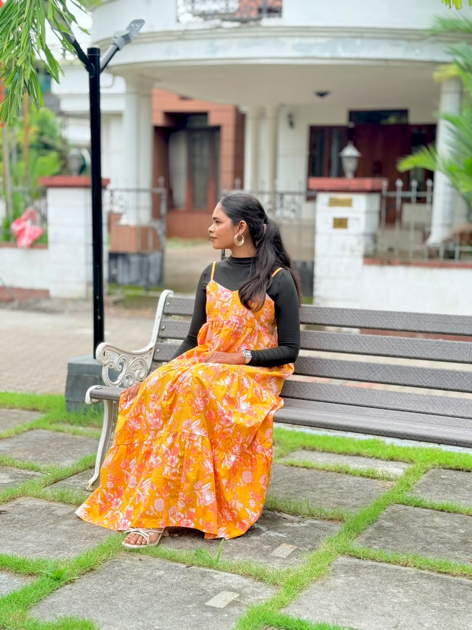 Layered Floral Frock
