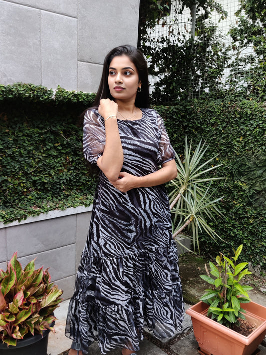 Layered frock style kurta