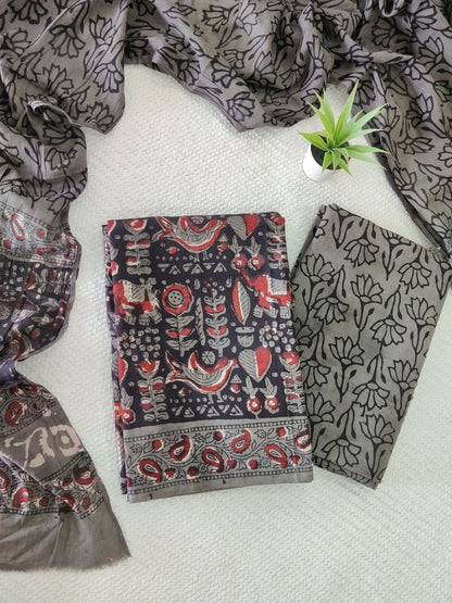 Cotton Unstitched Salwar Suit