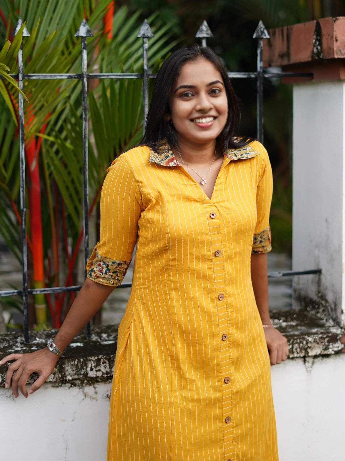 Mustard Pinstripe Co-ord Set